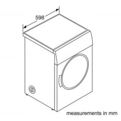 Kích thước máy sấy Bosch WTA74201SG